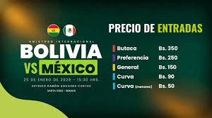 Bolivia vs México: venta online de entradas ya está disponible