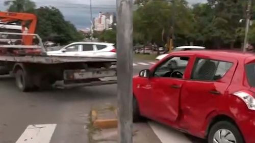 Accidente de tránsito deja dos heridos en el segundo anillo