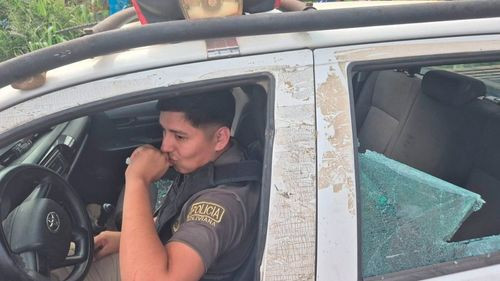 Operativo de captura termina con una patrulla destruida en Yapacaní