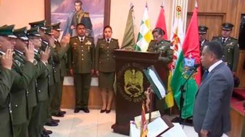 Juramenta el nuevo Alto Mando de la Policía Boliviana