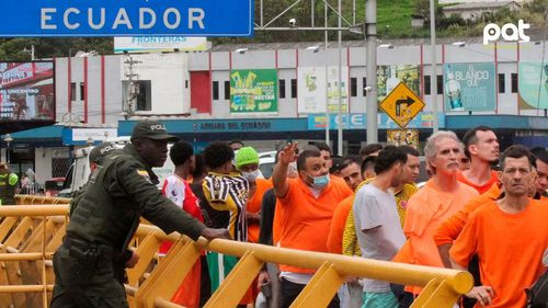 Daniel Noboa justificó la deportación de presos colombianos