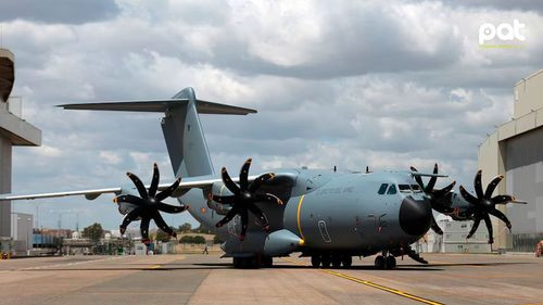 España lanza nueva ayuda alimentaria para Gaza desde un avión A400M del Ejército