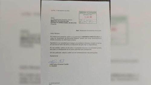 Circula supuesta renuncia del viceministro de Educación Regular
