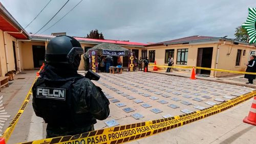 Hallan 300 kilos de hachís de marihuana en cargamento de piedras volcánicas mexicanas