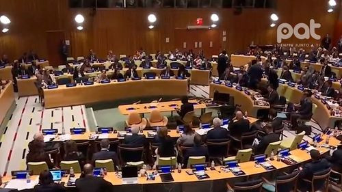  Arce impulsa en la ONU resolución para fortalecer corredores de tránsito de países sin litoral