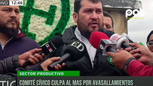 Comité Pro Santa Cruz culpa al MAS por avasallamientos 