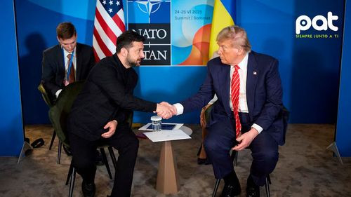 “Discutimos cómo lograr un alto el fuego y una paz real”, afirmó Trump tras reunirse con Zelensky