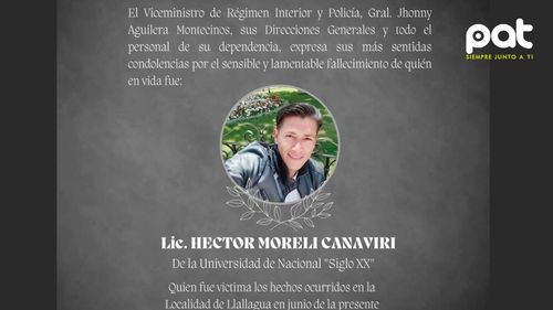 Fallece el universitario agredido durante los bloqueos en Llallagua