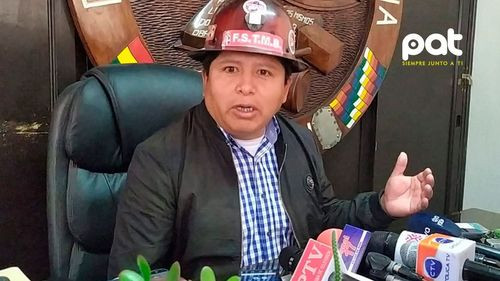 Mineros dan ultimátum a Huarachi para renovar la dirigencia de la COB