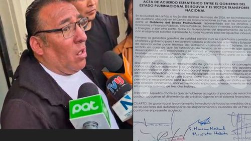 Gobierno y transportistas llegan a acuerdo y levantan medidas de presión