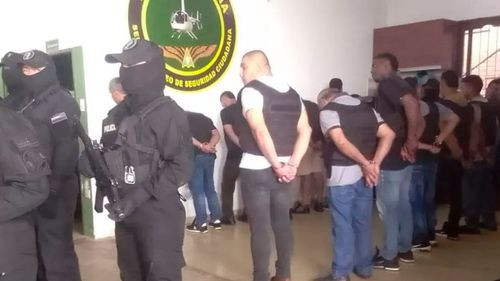 Presentan a 15 aprehendidos vinculados al caso Marset