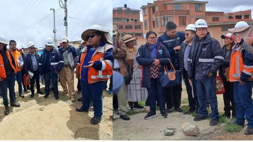 La vía une el alto con viacha, epsas participará en mejoramiento de la avenida jach’a tupu