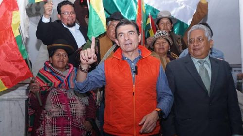 Rodrigo Paz Pereira anuncia su candidatura con el Partido Demócrata Cristiano