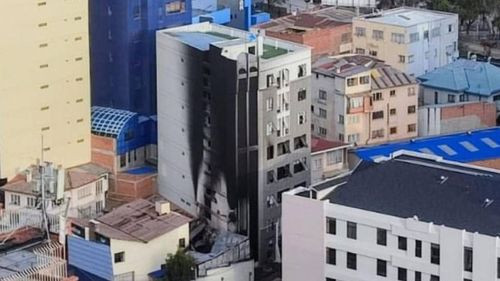 Policía presume que una falla eléctrica provocó el incendio en La Paz