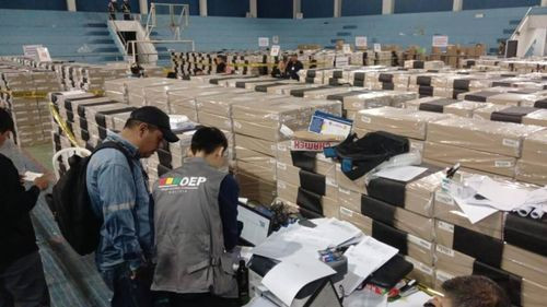 TED Santa Cruz inicia distribución de 4.234 maletas electorales hacia el área rural