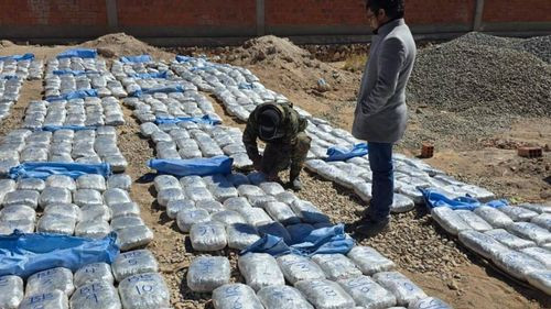 FELCN incauta más de media tonelada de marihuana en vivienda en construcción en Uyuni