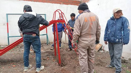 Un parque ecológico espera a los niños de la Unidad Educativa Villa Victoria Nivel Inicial