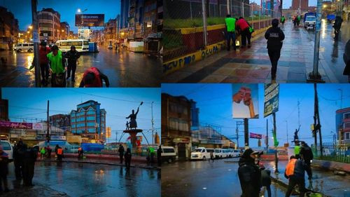 Infractores de la ley 259, realizaron trabajos comunitarios en la ciudad de el Alto 