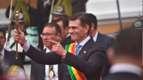 La plaza Murillo, escenario central de los actos simbólicos de la posesión de Paz y Lara