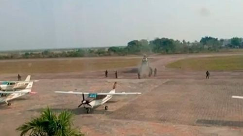 Avioneta se accidenta durante su aterrizaje en Beni y deja dos personas heridas