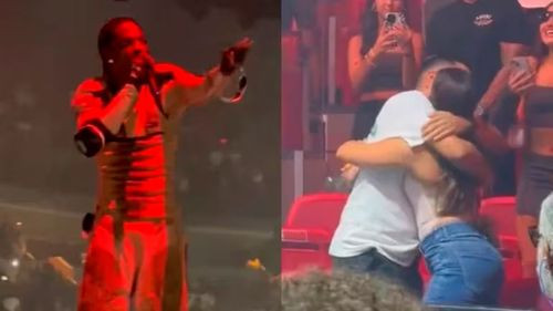 Travis Scott pone fin a pelea de pareja durante su show en Miami