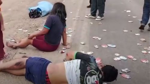 Accidente de tránsito deja personas heridas en la ruta Cotoca–Pailón