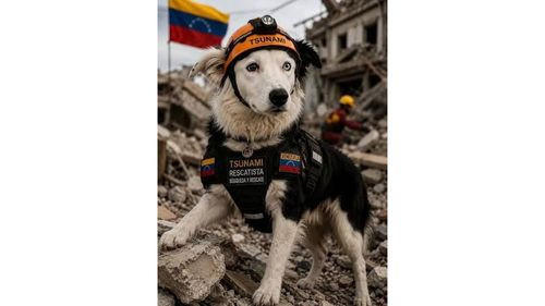 Tsunami, el perro rescatista que salvó cientos de vidas en Venezuela
