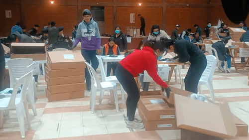 Balotaje: ted de oruro alista 1.679 maletas electorales para su distribución desde el viernes