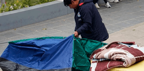 Tse amanece sin resguardo policial ni vigilia tras levantamiento de protesta en la paz