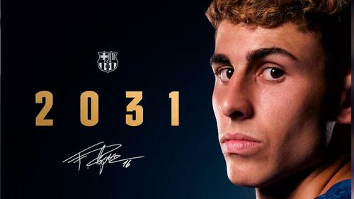 El Barcelona anuncia la renovación de Fermín hasta 2031