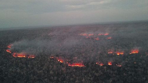 Incendios avanzan en Ñembi Guasu y San Matías mientras falta combustible para el combate
