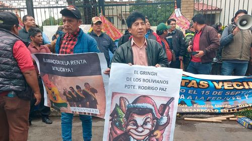 Protestas en Cochabamba contra el DS 5503 apuntan a Rodrigo Paz