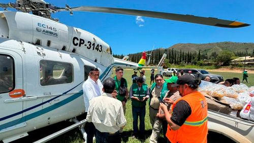 Gobernador recibe asistencia humanitaria para familias afectadas en Achira