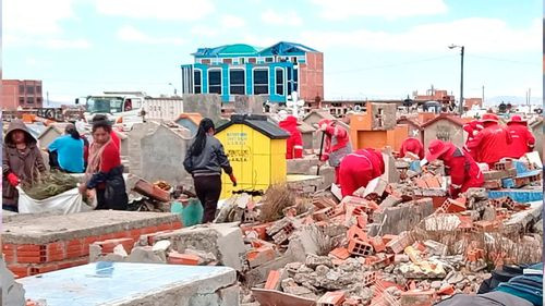 Alcaldía refuerza limpieza en cementerios antes de Todos Santos Alcaldía refuerza limpieza en cementerios antes de Todos Santos