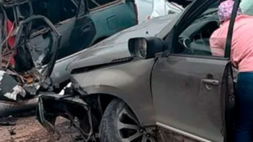 Accidente en la carretera a Cotoca deja tres fallecidos y varios heridos