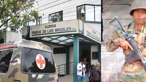 Techo de cocina de regimiento cae sobre soldado y lo deja con fractura en la columna