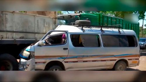 Triple choque en la doble vía a La Guardia deja solo daños materiales