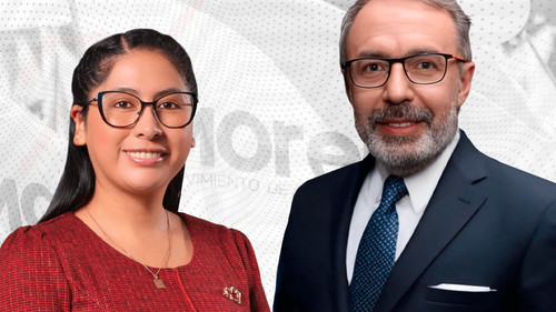 Eva Copa y Jorge Richter conforman el binomio presidencial de MORENA rumbo a las elecciones