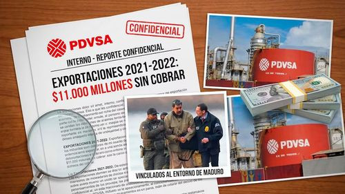 Empresas fantasma desviaron USD 11.000 millones de PDVSA vinculados al entorno de Maduro