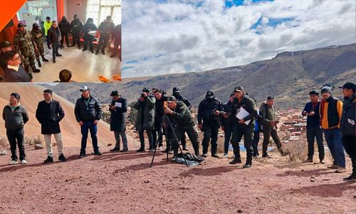 Fiscalía y policía realizan pericias balísticas e inspección en el lugar de los hechos
