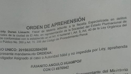 Exconcejal Juanito Angulo detenido en El Alto por presunta  falsificación de firmas