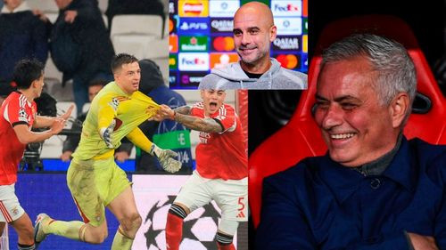 "Fue buena idea mandar al portero a rematar": Guardiola da las gracias a Mourinho tras la victoria de Benfica