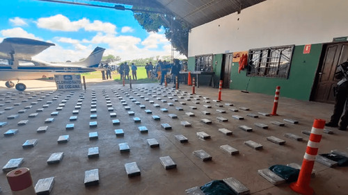 FELCN secuestra casi una tonelada de droga en menos de una semana