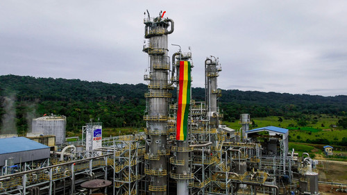Bolivia alcanza récord histórico con más de 384 mil toneladas de urea producidas entre enero y agosto