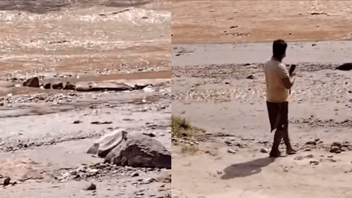 Urgente: Vehículo con pasajero es arrastrado por un río en el municipio de El Torno en Santa Cruz