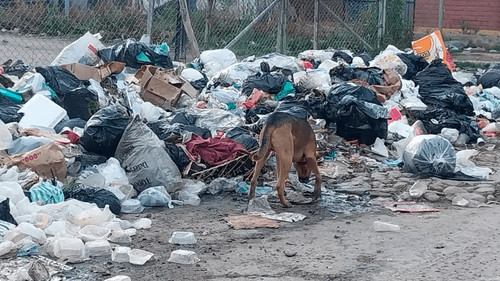Pobladores de Colcapirhua protestan contra el bloqueo en el botadero y exigen intervención policial