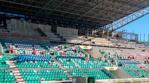 Gobernación cruceña acelera modernización del estadio Tahuichi
