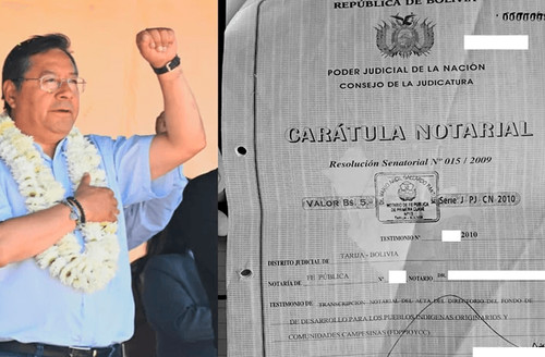 Acta revela que Arce conocía que no se podían transferir fondos a cuentas privadas