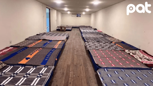 Albergue temporal recibe migrantes en La Paz