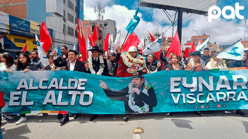 Organizaciones vivas de El Alto proclaman a Eynar Viscarra como candidato a alcalde